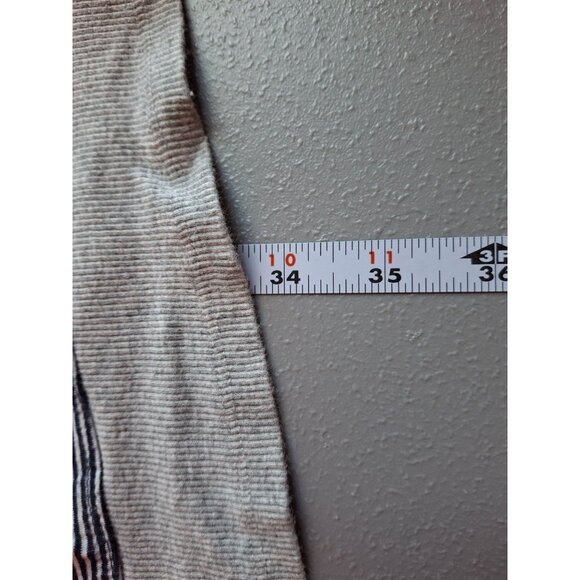 Mod O Doc Tunic Dress Small Blue Striped Keyhole Back Asymmetrical Nautical - Picture 6 of 6